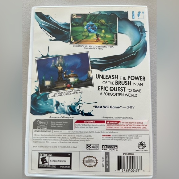 Wii Disney Epic Mickey - Picture 2 of 4